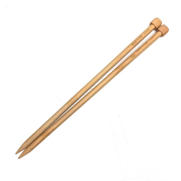 Clover Other - Clover 15 10mm Takumi Bamboo Single Point Knitting Needles 14" 35cm Japan